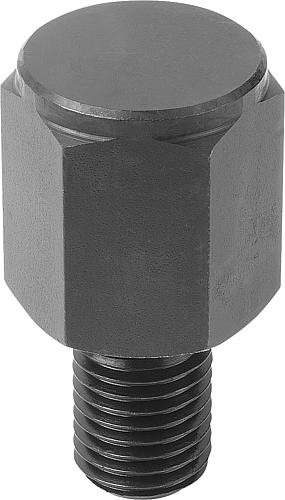 Positionsfuß M06X11 H=10, Form:A Vergütungsstahl, SW=10 - K0299.106010 - kommt direkt von HUG Technik 😊