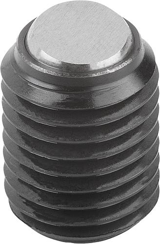 Produktbild Kugeldruckschraube ohne Kopf M08X1, Form:B, Komp:Stahl L2=10,3 - K0382.20810 - erhältlich bei ✭ HUG Technik ✓