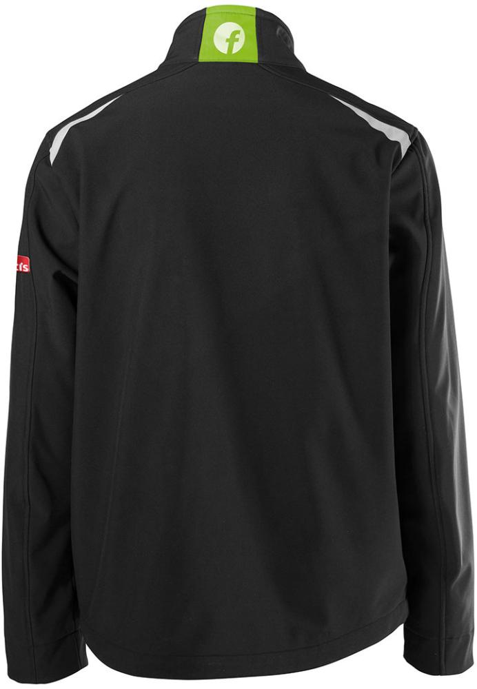 FORTIS Herren Softshell-Jacke 24, schwarz-limegreen - bei HUG Technik ✓