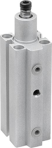Schwenkspanner pneumatisch, linksschwenkend, Gr.12, Form:A 25X5X100, Aluminium silber, Komp:Stahl - K1812.21210