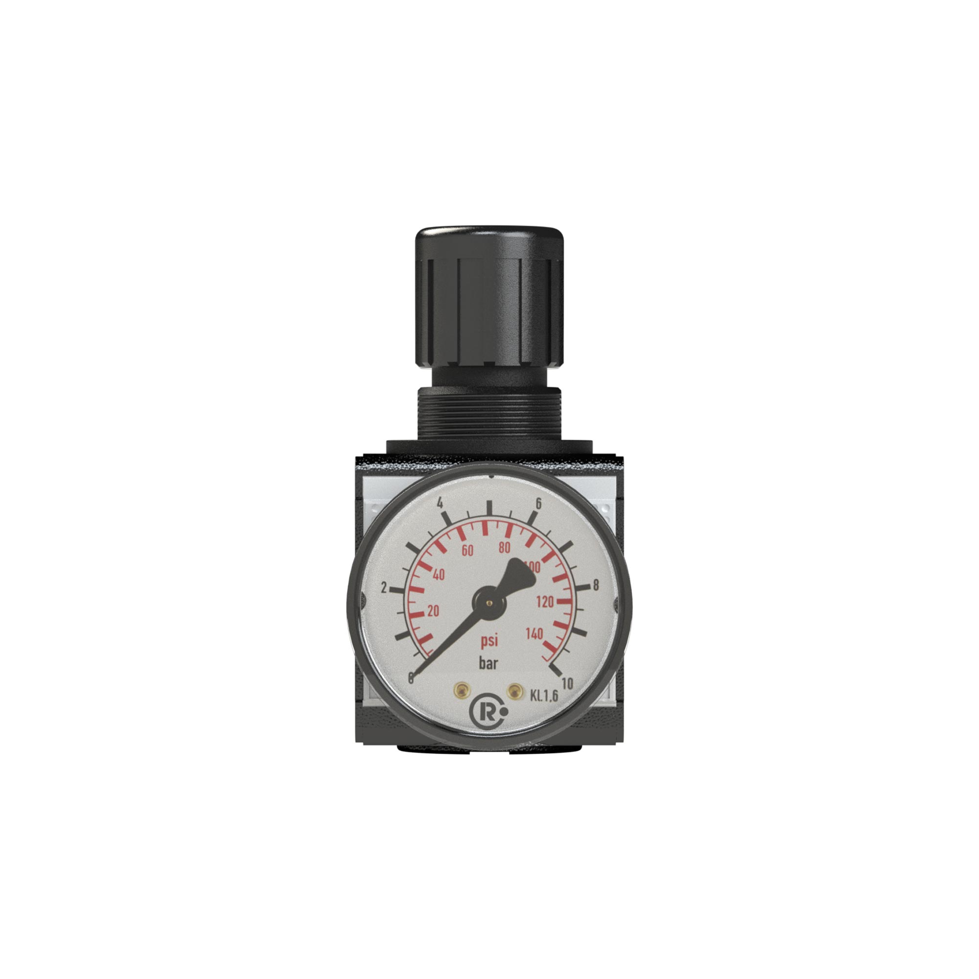 Druckregler »multifix«, inkl. Manometer, BG 1, G 1/4, 0,2 - 6 bar - bei HUG Technik ✓