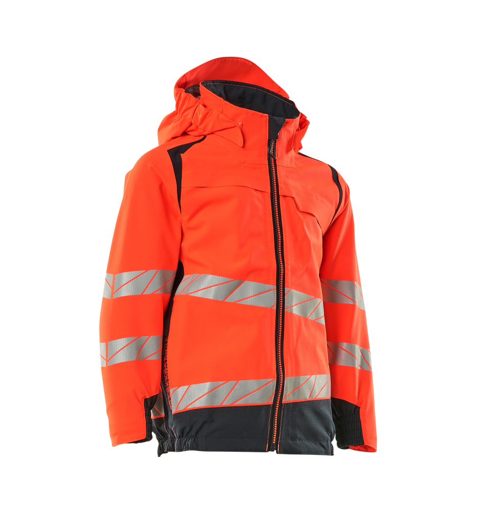 MASCOT® ACCELERATE SAFE Hard Shell Jacke für Kinder  Gr. 116, hi-vis rot/schwarzblau - jetzt NEU  bei ✭ HUG Technik ✓