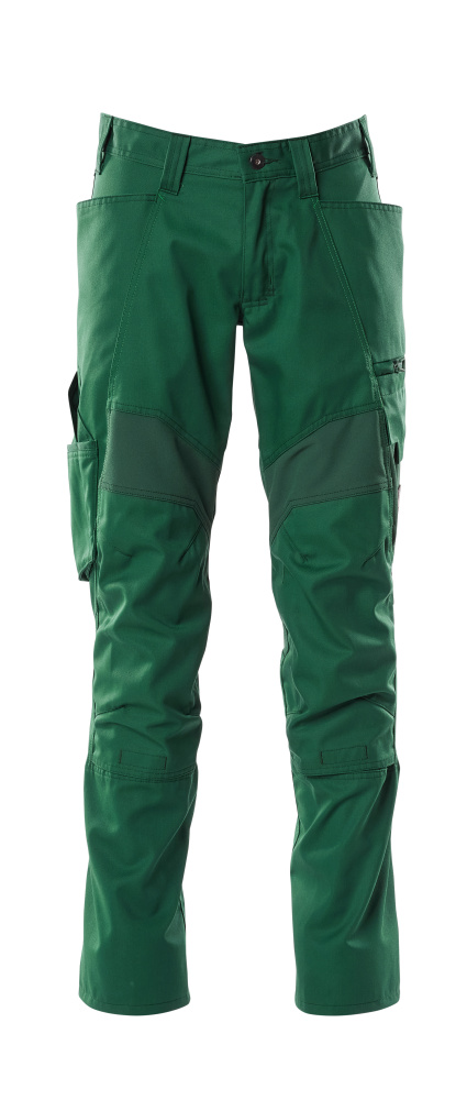 MASCOT® ACCELERATE Hose mit Knietaschen  Gr. 76/C46, grün - jetzt NEU  bei ✭ HUG Technik ✓