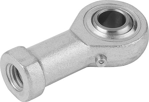 Gelenkkopf mit Kugellagerung M06 Stahl, Linksgewinde, D=6 - K0717.061 - bei HUG Technik ♡