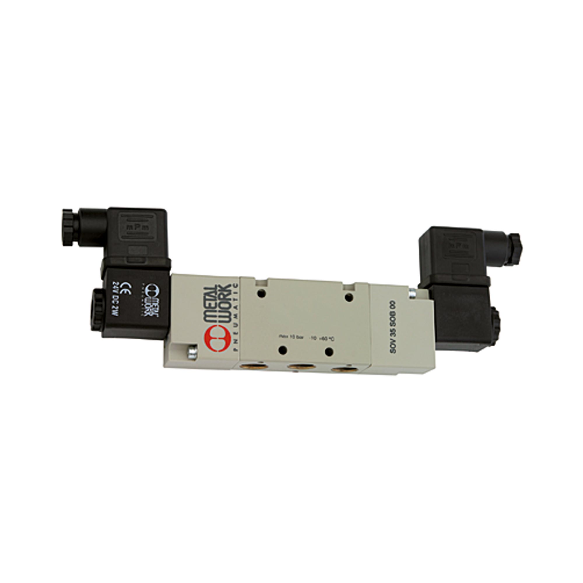 5/2-Wegeventil, elektropneumatisch, ext. Steuerluft, bistabil, G 1/2, 110 V AC - bekommst Du bei ★ HUG Technik ✓