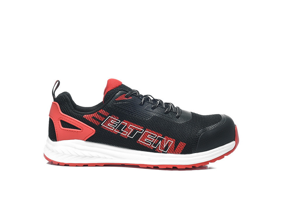 ELTEN® Sicherheitshalbschuh BATIS black-red Low ESD S1P, 720811 - bei HUG Technik ☆