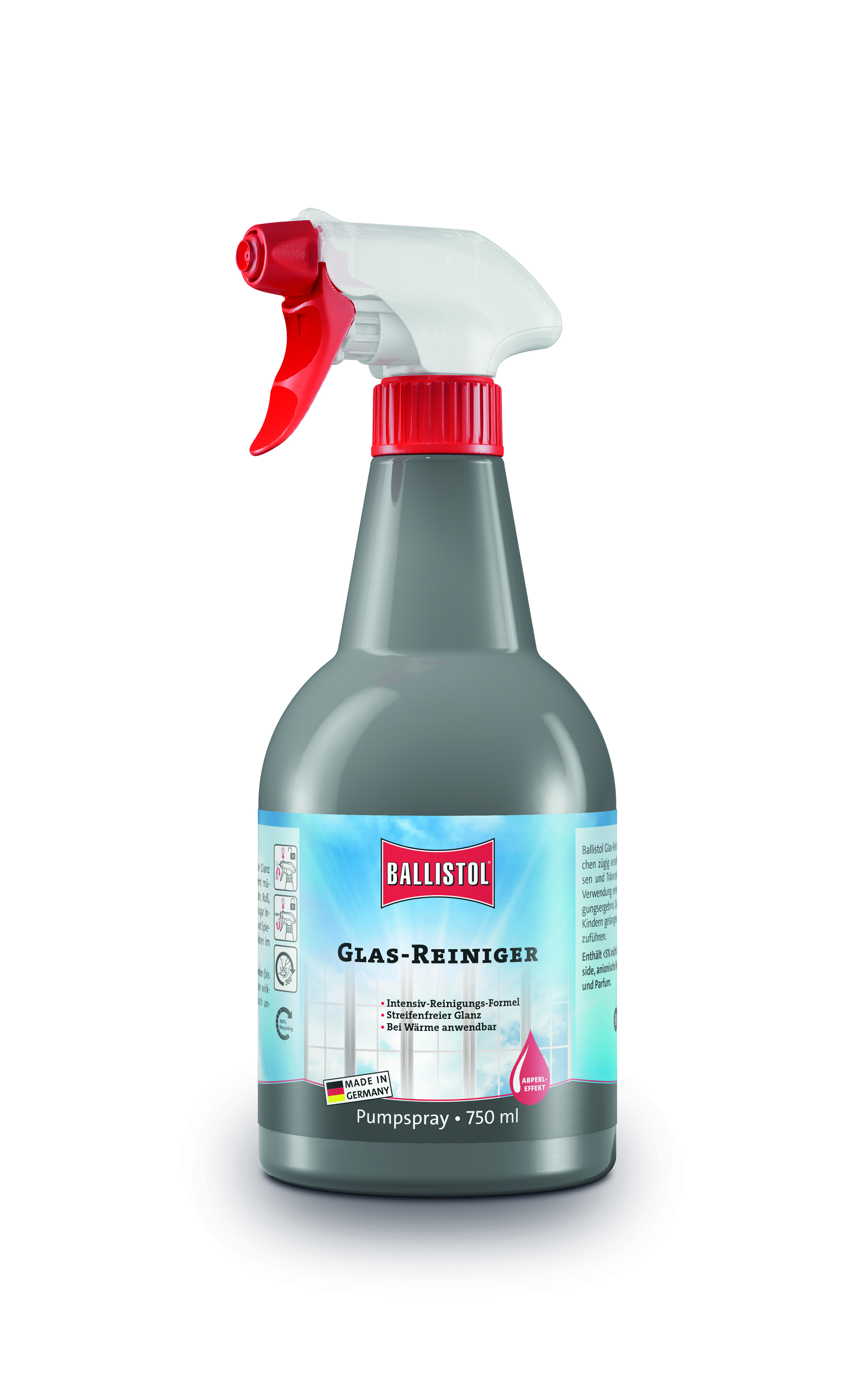 Ballistol Glas-Reiniger, Pumpsprüher Vorderseite