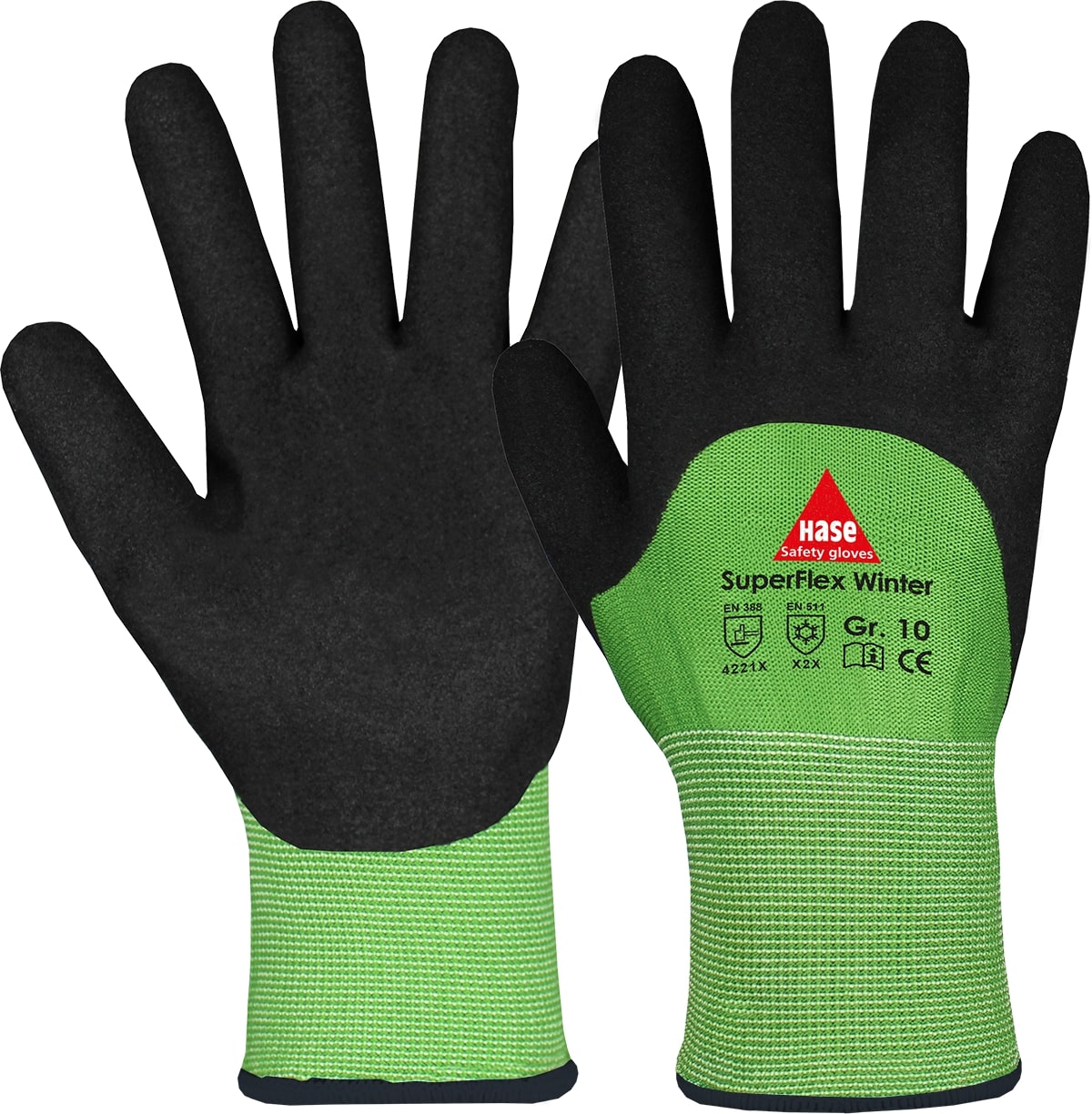 SuperFlex WINTER, Winter-/Montagehandschuh, Polyester/Nitril - bekommst Du bei HUG Technik ♡