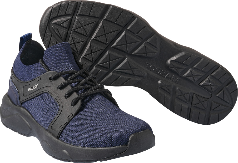 MASCOT® FOOTWEAR CASUAL Sneakers S1P, Schnürsenkel  Gr. 49, marine/schwarz - erhältlich bei ♡ HUG Technik ✓