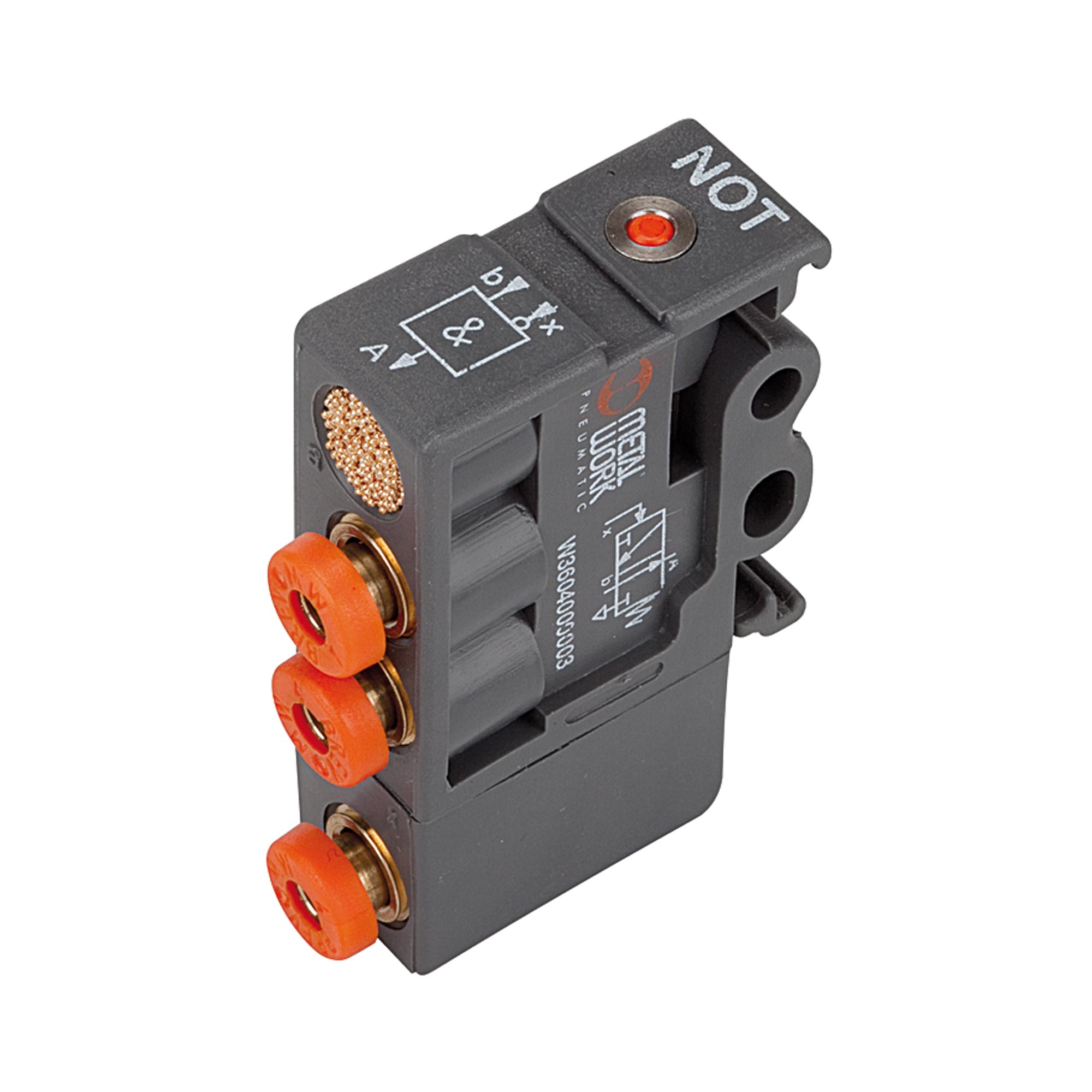 Pneumatik Logikelement, NOT, Technopolymer, DN 2,7 - bei HUG Technik ♡