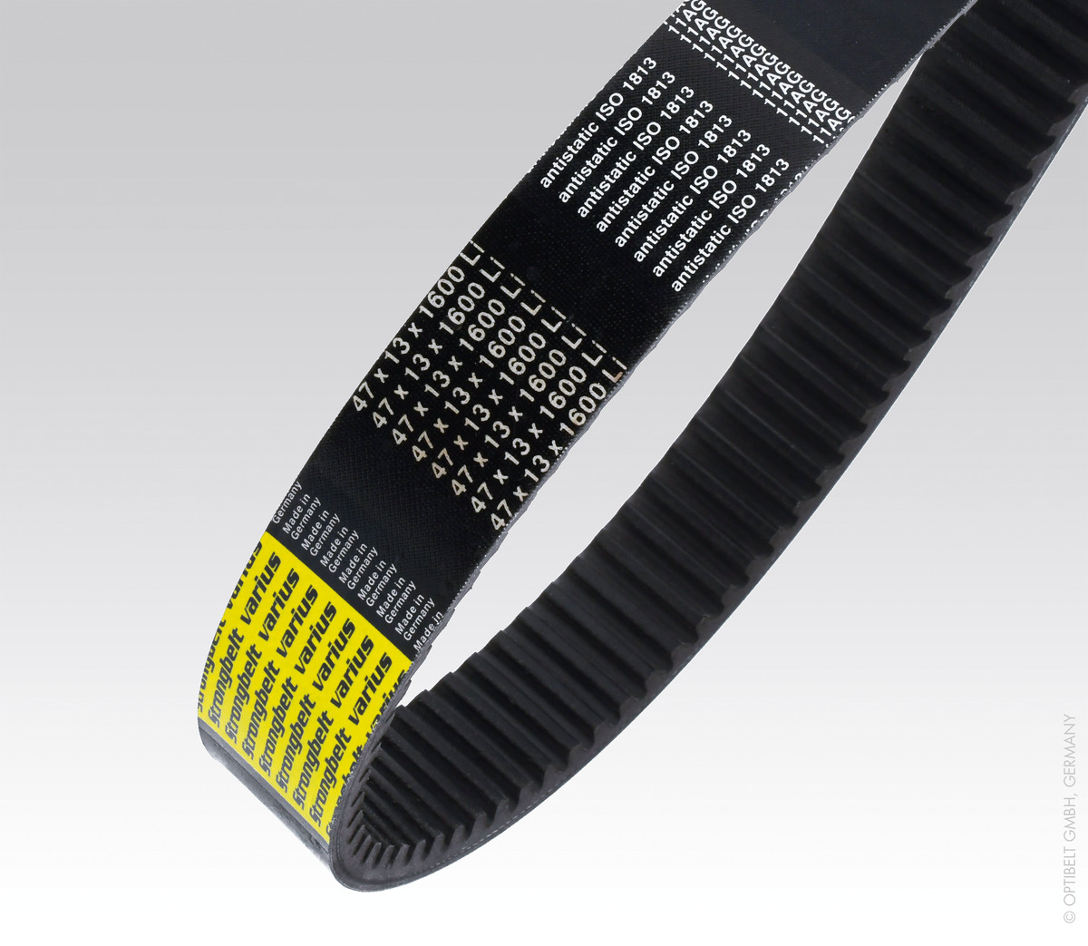Strongbelt varius Breitkeilriemen flankenoffen, formgezahnt