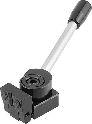 Produktbild Niederzugspanner rechts A=38,5 25x24, Form: C Stahl - K0035.006015 - gibt’s bei ☆ HUG Technik ✓
