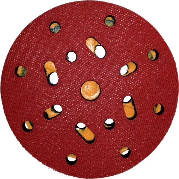 FORTIS Excenter-Klettstützteller 150 mm fest Multiloch - direkt bei HUG Technik ✓ FORTIS Excenter-Klettstützteller 150 mm fest Multiloch - direkt bei HUG Technik ✓