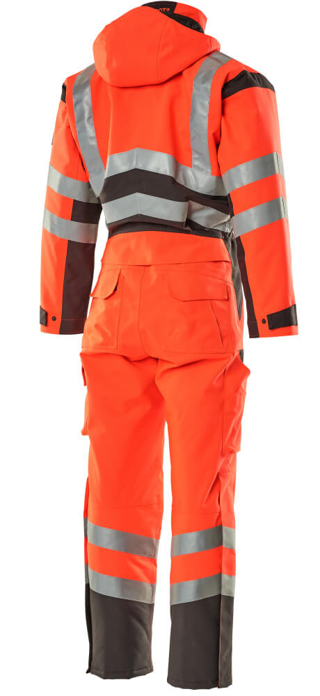 MASCOT® SAFE YOUNG Winteroverall »Safara« Gr. 2XL, hi-vis rot/dunkelanthrazit - bei HUG Technik ☆