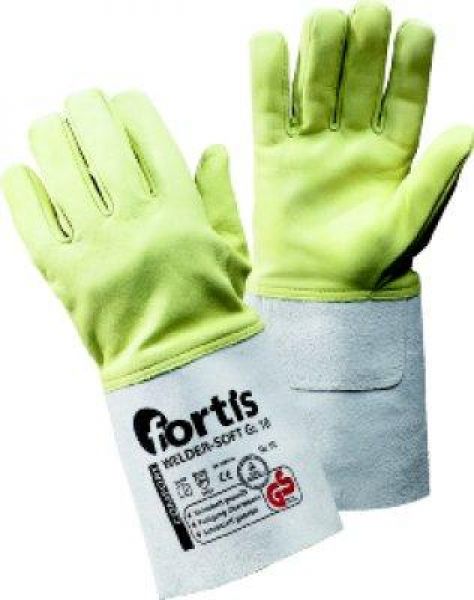 FORTIS Schweisser-Handschuh WelderSoft, weiss-beige, Gr. 10 - bei HUG Technik ☆