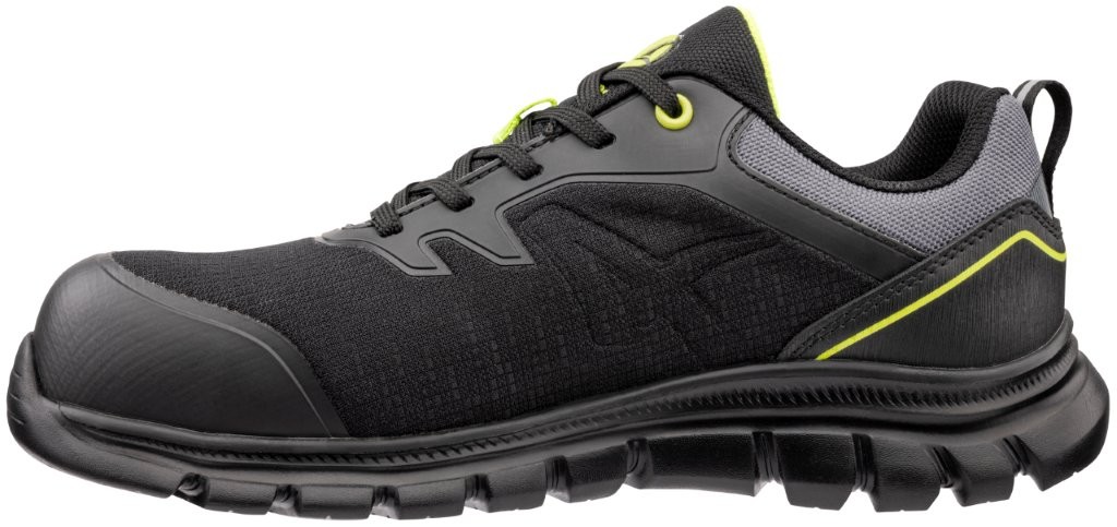 Albatros HELIUM BLK/YELLOW Sicherheitshalbschuh links.