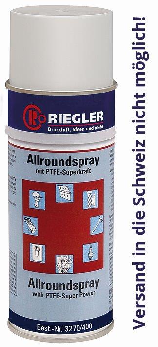 RIEGLER Allroundspray, PTFE-haltig, 400 ml - bei HUG Technik ☆