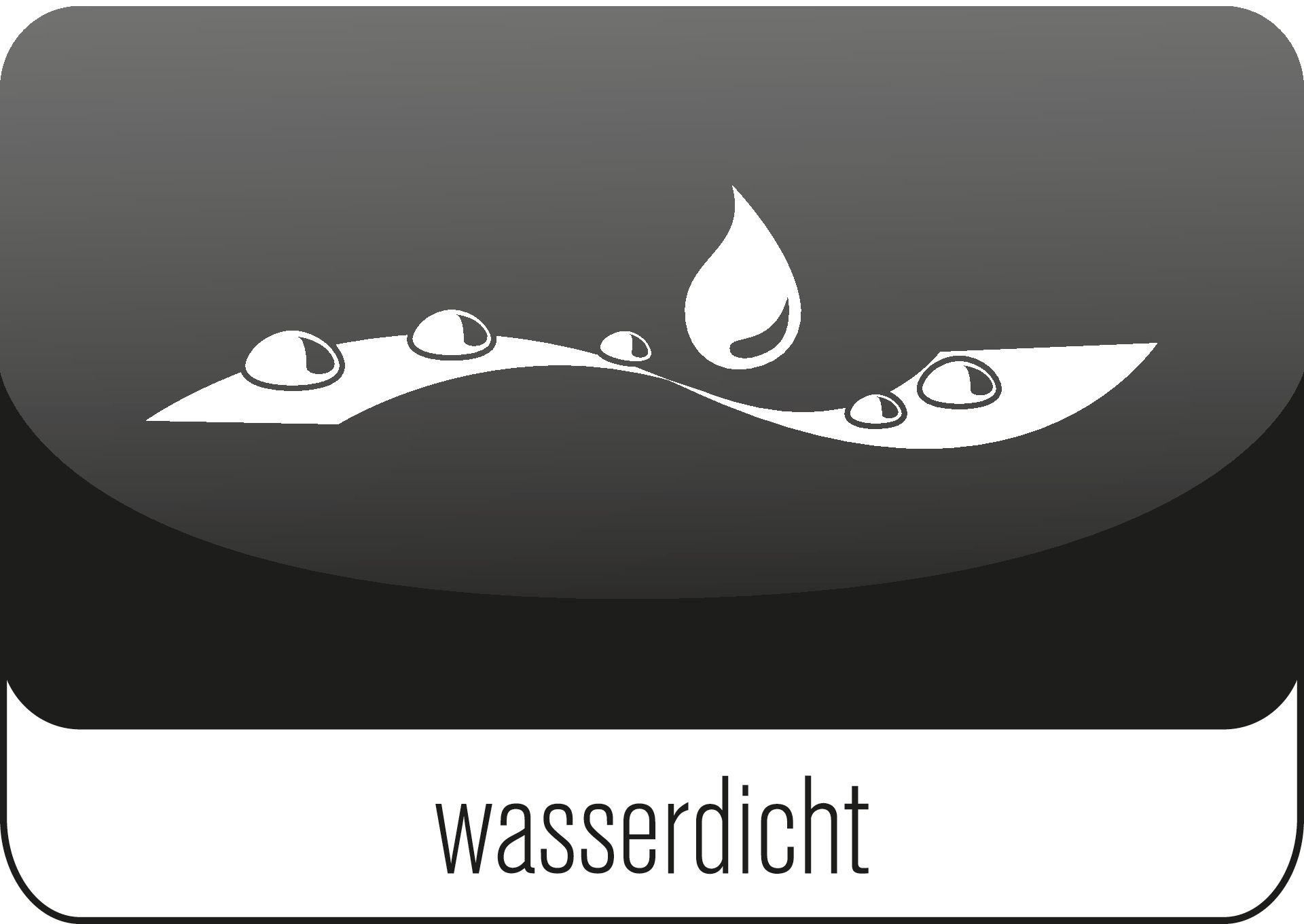 Piktogramm wasserdicht