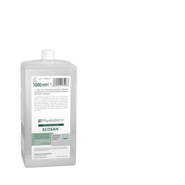 Physioderm® Waschlotion ECOSAN® - bekommst Du bei ★ HUG Technik ✓