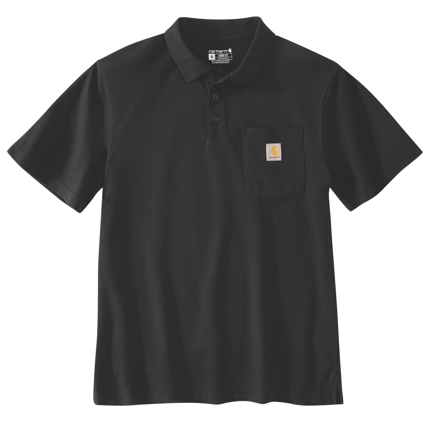 carhartt® Herren Polo »MIDWEIGHT S/S POCKET POLO« black - erhältlich bei ♡ HUG Technik ✓