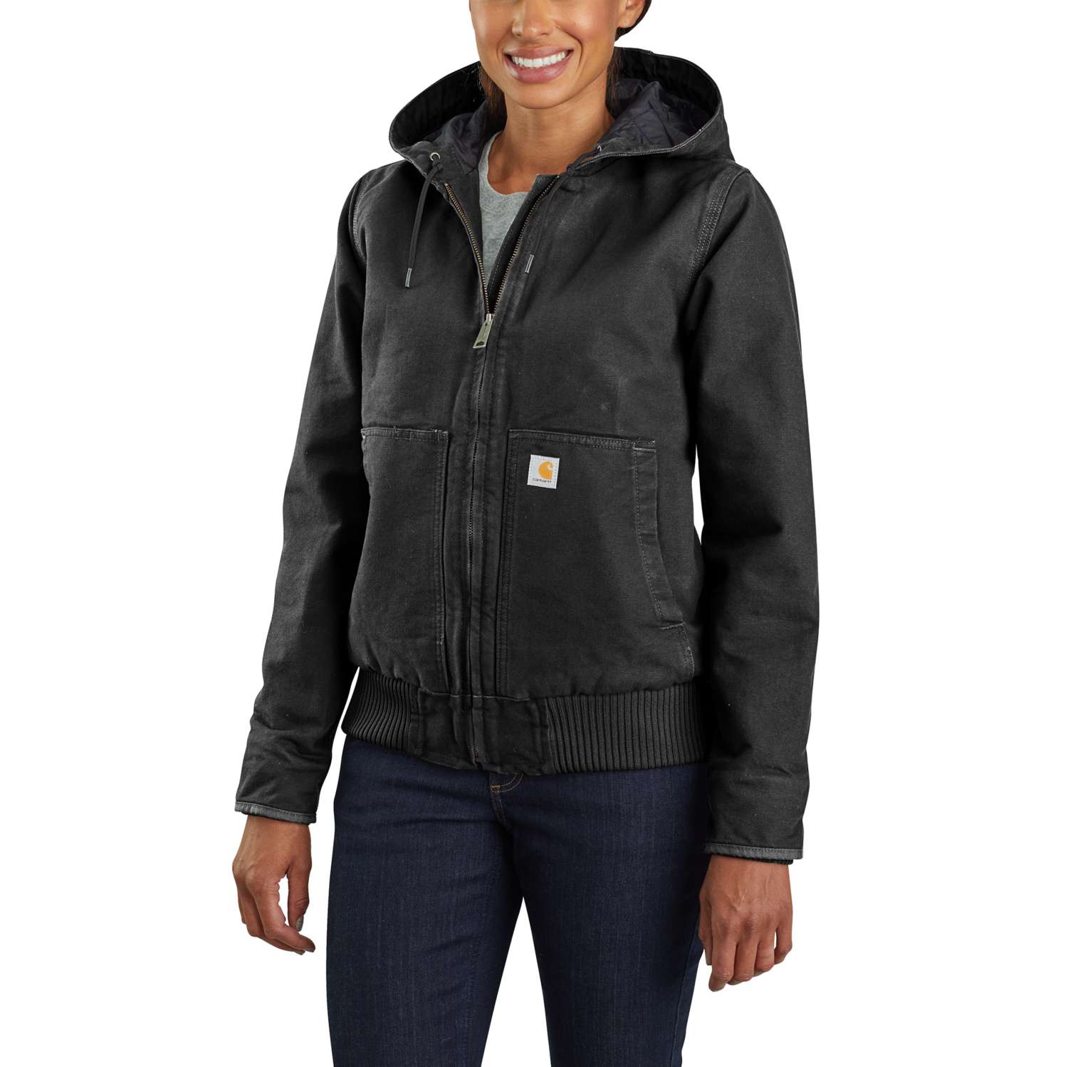 carhartt® Damen Jacke WASHED DUCK ACTIVE JACKETS black - jetzt NEU  bei ✭ HUG Technik ✓