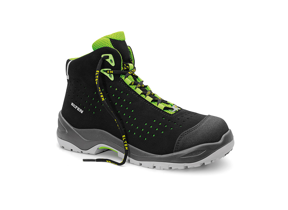 ELTEN® Sicherheitsstiefel IMPULSE green Mid ESD S1P, 762551 - erhältlich bei ✭ HUG Technik ✓