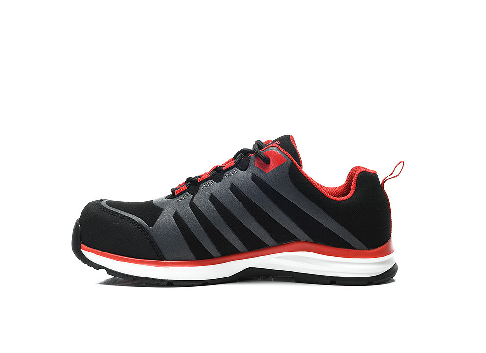 JORI Sicherheitshalbschuh, RAPID black-red Low ESD S3, 12021 - bei HUG Technik ♡