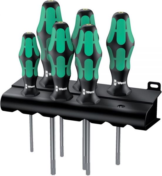 Wera® Schraubendreher-Satz mit Haltefunktion für TORX® 367/6 TORX HF, 6-teilig + Rack - bekommst Du bei ★ HUG Technik ✓