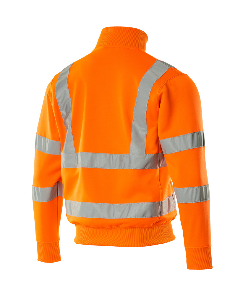 MASCOT® SAFE CLASSIC Sweatshirt mit Reißverschluss »Maringa« Gr. 2XL, hi-vis orange - bei HUG Technik ☆