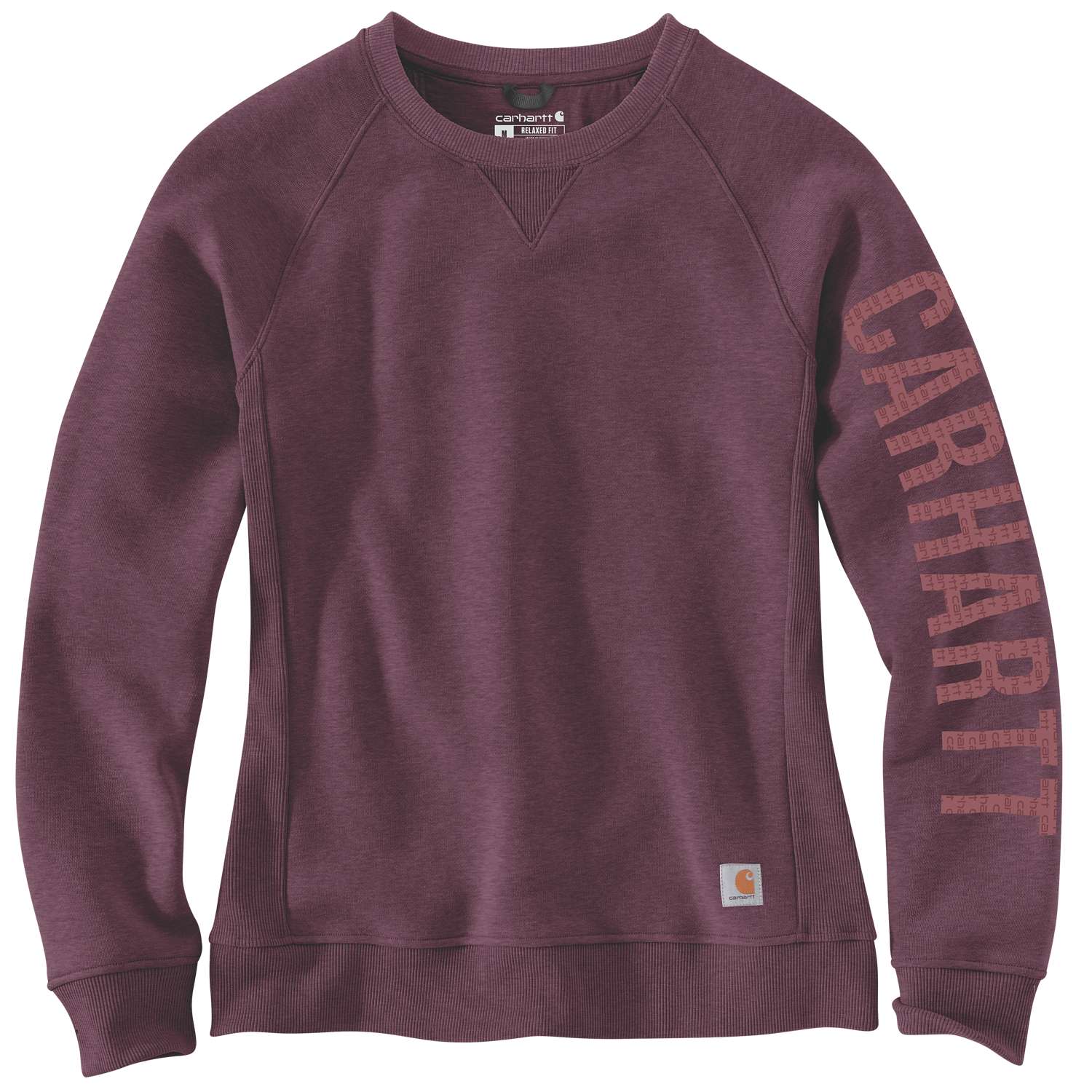 carhartt® Damen-Sweatshirt »CLARKSBURG CREWNECK SWEATSHIRT« blackberry heather Flach  - bei HUG Technik ✭