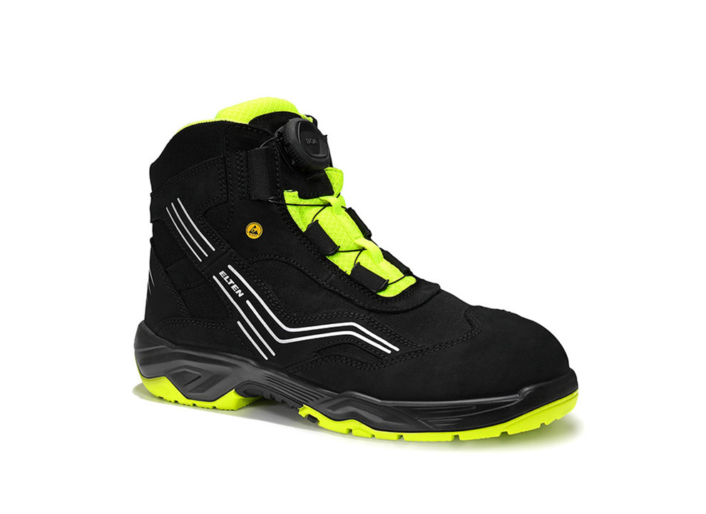 ELTEN® Sicherheitsstiefel AMBITION BOA® Mid ESD S2, 76752 - gibt’s bei HUG Technik ✓