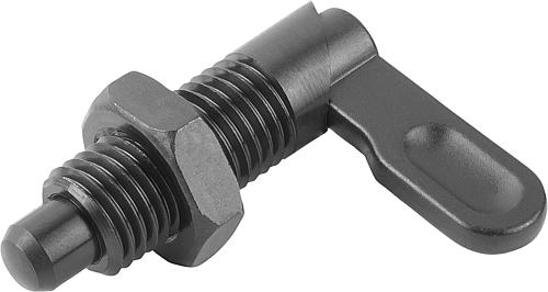 Sperrriegel M10, Form: B Stahl, D=4 - K0348.050410 - bei HUG Technik ✭