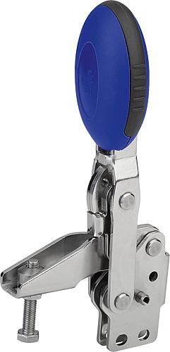 Produktbild Schnellspanner vertikal Edelstahl, Komp: blau, M=M05x25 - K0663.105001 - direkt von HUG Technik ✓