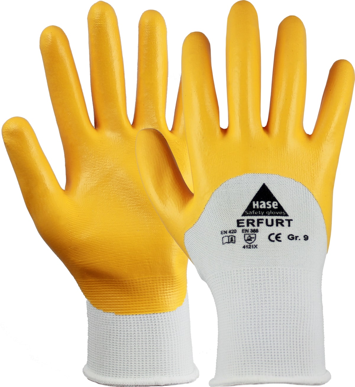 ERFURT, Nitril-Arbeitshandschuh aus Polyester/Nitril - bei HUG Technik ♡