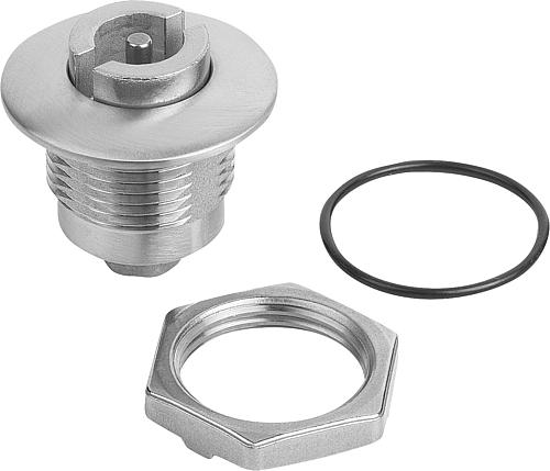 Drehriegel kleine Ausführung, Edelstahl 1.4404 - K1339 - gibt’s bei HUG Technik ✓