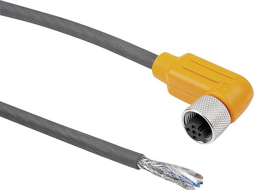 Steckverbinder mit Schraubanschluss geschirmt, Form:B, D1=14,5, P=10000, N=5X0,34 Mm², L1=38,25, Tpu, Komp:Bronze - K1482.1225X10000 - gibt’s bei ☆ HUG Technik ✓