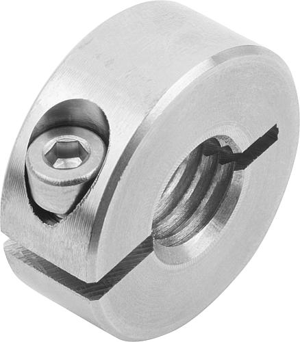 Klemmring mit Gewinde Edelstahl M04X16, B=9 - K0986.0402 - direkt bei HUG Technik ✓