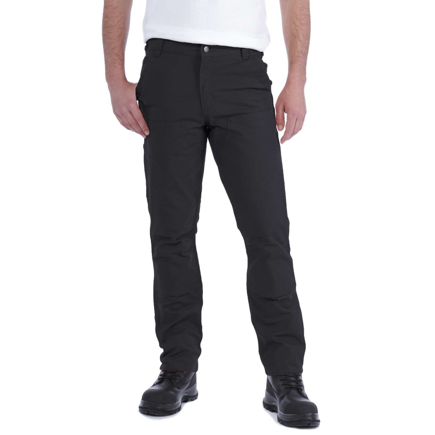 carhartt® Herren Stretch Canvas Hose, gerade, STRETCH DUCK DOUBLE FRONT black - bei HUG Technik ✓