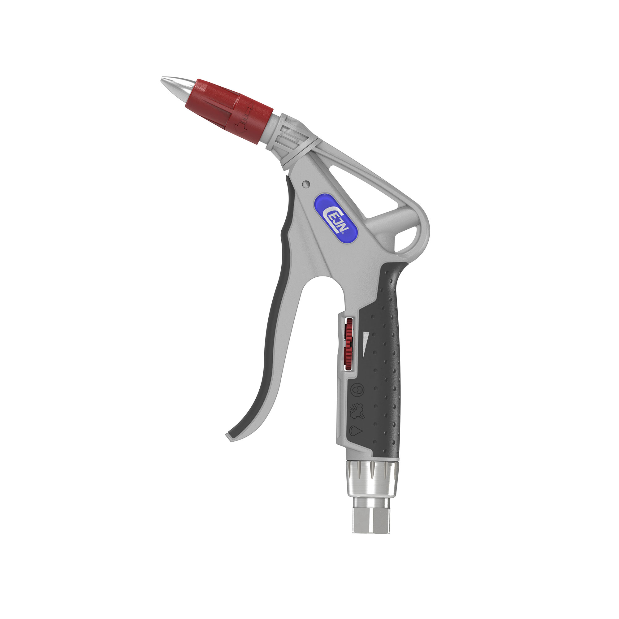 Druckluft-/ Flüssigkeitspistole, POM, Nippel NW 7,2 (Druckluft) - gibt’s bei HUG Technik ✓