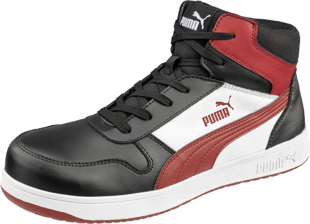 Albatros FRONTCOURT BLK/WHT/RED Sicherheitsstiefel vorne 1