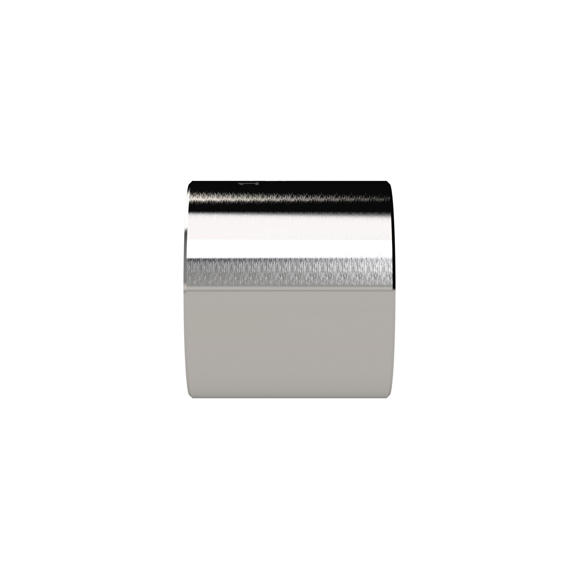 Muffe, rund, G 1 1/2, Edelstahl 1.4408 - erhältlich bei ☆ HUG Technik ✓