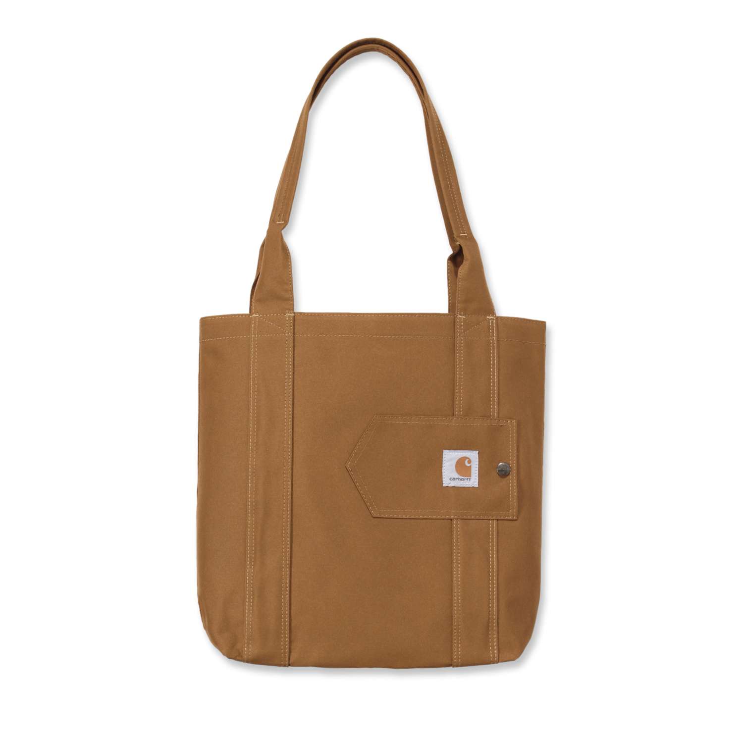 carhartt® Damen-Tasche »VERTICAL OPEN TOTE« carhartt® brown Flach  - bei HUG Technik ♡