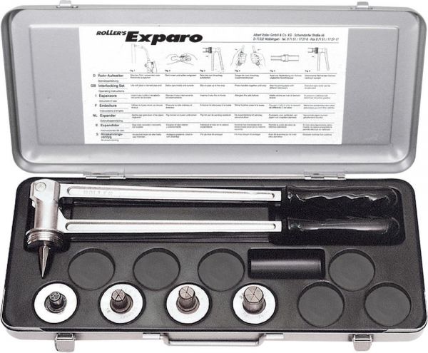 Roller Rohraufweiter-Set Exparo Cu 12-15-18-22-28 - erhältlich bei ✭ HUG Technik ✓