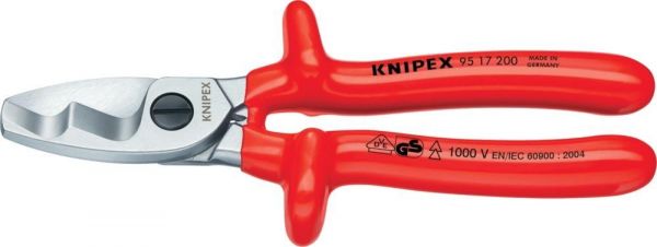 KNIPEX® Kabelschere VDE 9517 200 mm - bei HUG Technik ✭ KNIPEX® Kabelschere VDE 9517 200 mm - bei HUG Technik ✭
