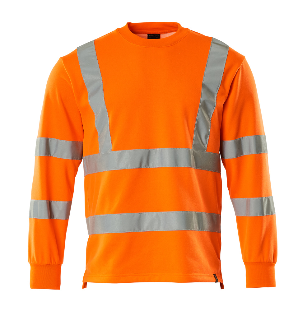 MASCOT® SAFE CLASSIC Sweatshirt »Melita« Gr. 2XL, hi-vis orange - direkt von HUG Technik ✓