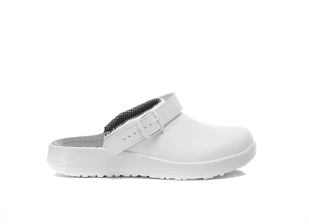 ELTEN® Clog LEVY WHITE 972460 ESD OB mit Riemen - direkt bei HUG Technik ✓