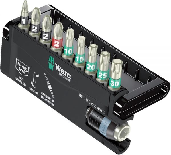 Wera® Bit-Check 10 Stainless 1 - bei HUG Technik ☆