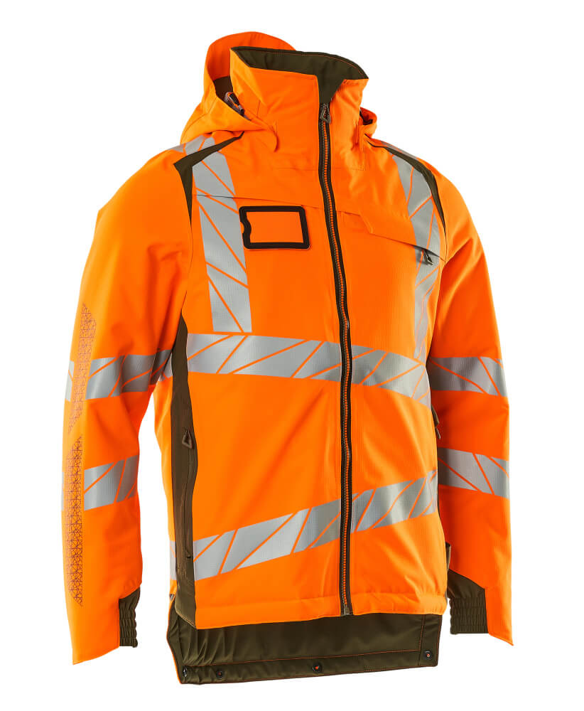 MASCOT® ACCELERATE SAFE Winterjacke  Gr. 3XL, hi-vis orange/moosgrün - bekommst Du bei HUG Technik ♡