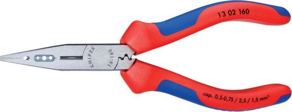 KNIPEX® Verdrahtungszange poliert mit 2-Komponenten-Griffen - erhältlich bei ♡ HUG Technik ✓