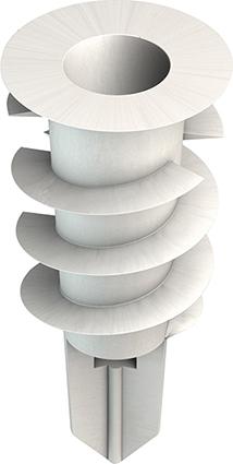 TOX® Gipskartondübel Spiral 32 ohne Schraube, Packung mit 50 Stück - direkt von HUG Technik ✓
